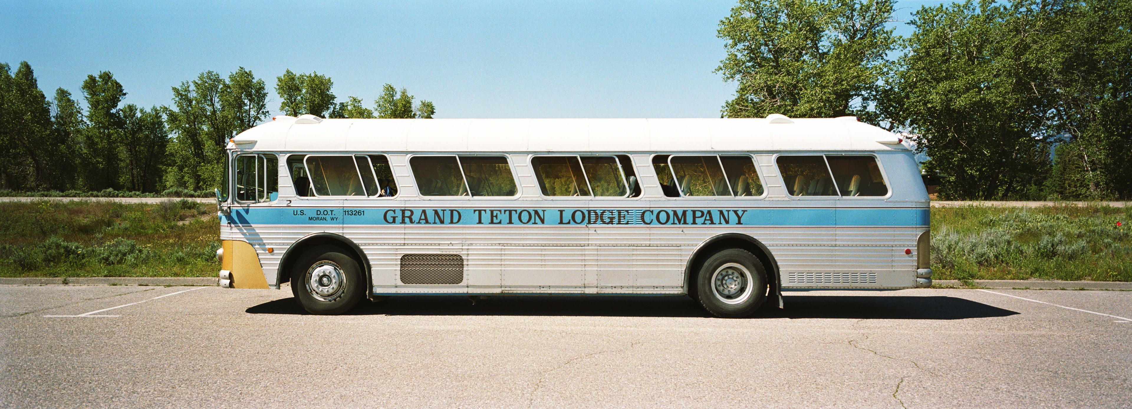 THE BUS, Panroamic, landscape, grand teton, bus, fine art, travel, roadtrip, fine art, luxury, hasselblad, Diego Uchitel