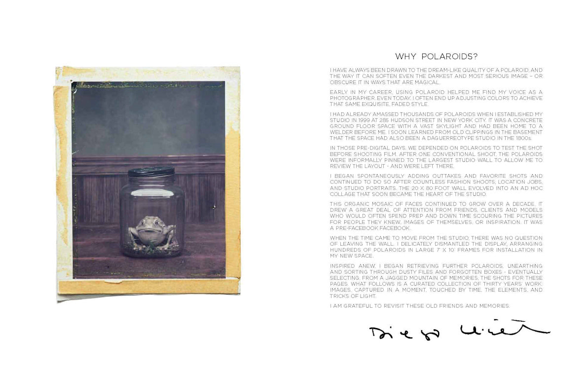 DIEGO UCHITEL Polaroids 写真集 洋書 Signed Copy of Diego Uchitel Polaroids